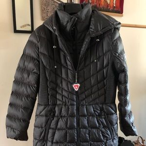 Puffer Black long coat